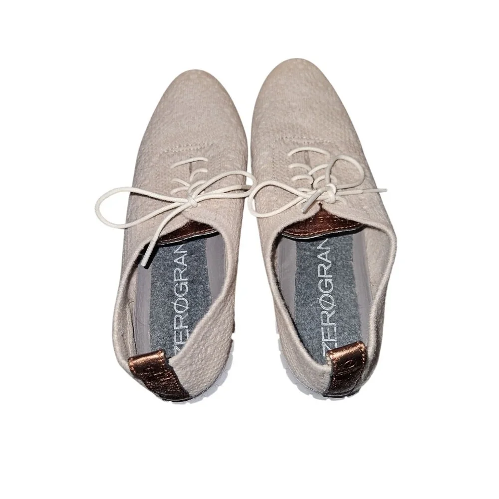 Cole Haan Zerogrand St Wool‎ Ox Shifting Sand Women's Size 8.5